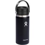 Hydro Flask plačiu burnu 473 ml izoliuotas nerūdijančio plieno puodelis su Flex Sip™ dangteliu