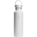 Hydro Flask standartinio pločio 621 ml izoliuotas nerūdijančio plieno vandens butelis su šiaudeliu - Image 2