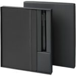Moleskine užrašų knygelės ir rašiklio dovanų rinkinys