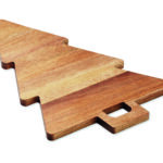Acacia serving board Xmas tree