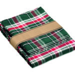Chequer cotton tablecloth set
