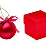 Christmas bauble gift box