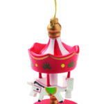 Wooden carousel ornament