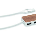 4 prievadų USB jungiklis, 27,5 cm
