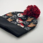 Kalėdinė megzta kepurė su bumbulu - Image 5