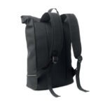 Nešiojamojo kompiuterio 15" roll top kuprinė iš PU - Image 6