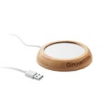 Bambukinė puodelio šildyklė su USB - Image 4
