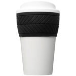 Brite-Americano® 350 ml termosinė tarą primenanti puodelis su padangos dizaino silikonine rankena - Image 32