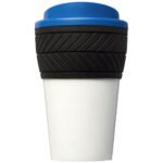 Brite-Americano® 350 ml termosinė tarą primenanti puodelis su padangos dizaino silikonine rankena - Image 14