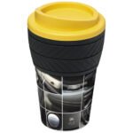 Brite-Americano® 350 ml termosinė tarą primenanti puodelis su padangos dizaino silikonine rankena - Image 25