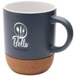 Billie 300 ml keraminis puodelis su kamštienos detalėmis ir matinio paviršiaus apdaila - Image 17