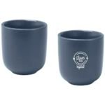 Male 90 ml keramikiniai espresso puodeliai su matinio paviršiaus apdaila - 2 vnt. rinkinys - Image 10