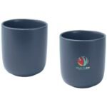 Male matinio paviršiaus 200 ml keraminiai puodeliai – rinkinys iš 2 vnt. - Image 5