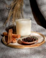 Sojų vaško žvakė 170g – citrinžolė ir imbieras – VERA YOUNG - Image 8