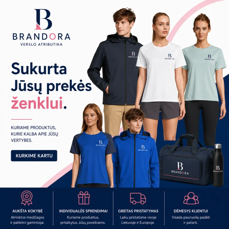 Apie Brandora | Verslo Atributika ir Prekės Su Logotipu