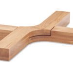 Bamboo foldable pot stand